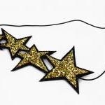 Silver Stars Headband, Glit..