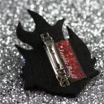 Tattoo Hair Clip, Love Hear..