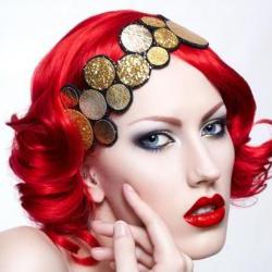 Gold Headband, Glitter and Metallic Leather Spot Headband 